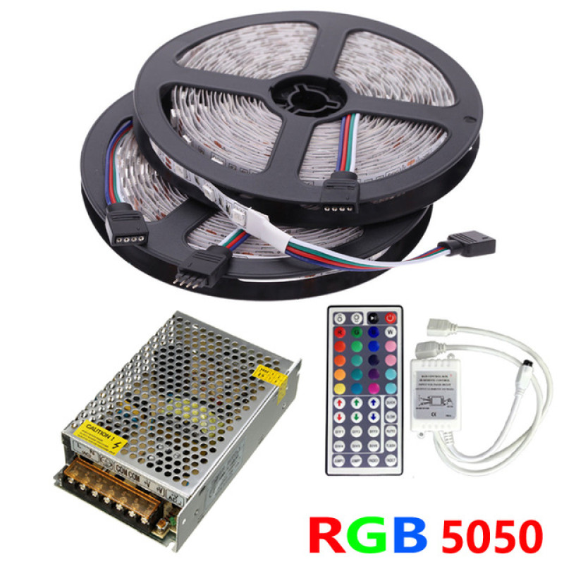 Akciós LED szalag szett 10 méter RGB-30LED/m 