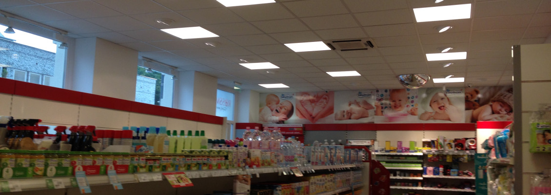 Új világítás a Rossmann boltokban