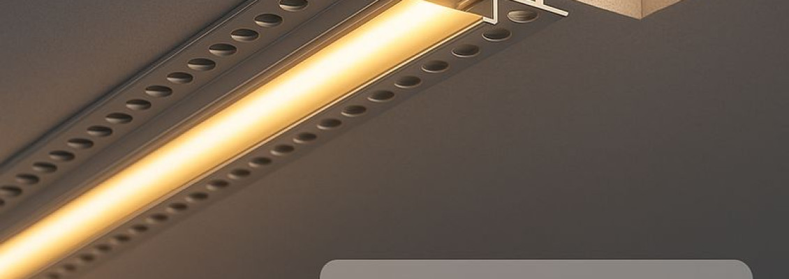 Gipszkarton LED szalag profil – Rejtett világítás elegánsan
