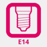 E14 foglalat (mignon)