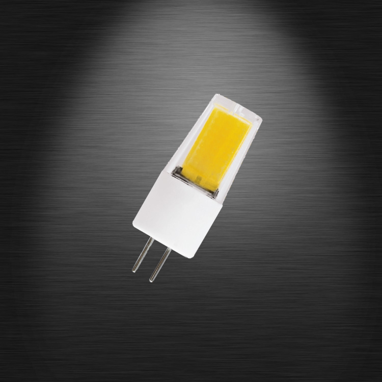 2RLED G4 COB LED fényforrás 12VDC 4W 3000K 360lm Meleg Fehér