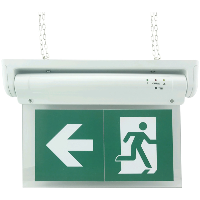 AVIDE univerzális EXIT lámpa matricákkal 0.3W 3óra (állandó üzemű) IP20