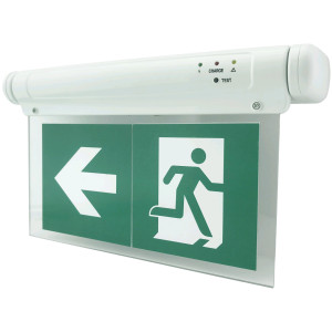 AVIDE univerzális EXIT lámpa matricákkal 0.3W 3óra (állandó üzemű) IP20