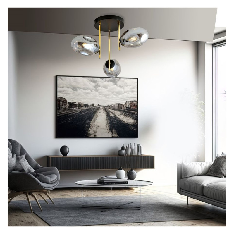 ARGO 3 BL GRAFIT mennyezeti lámpa 3xE14