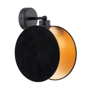 MOTIF K1 BLACK/GOLD oldalfali lámpa