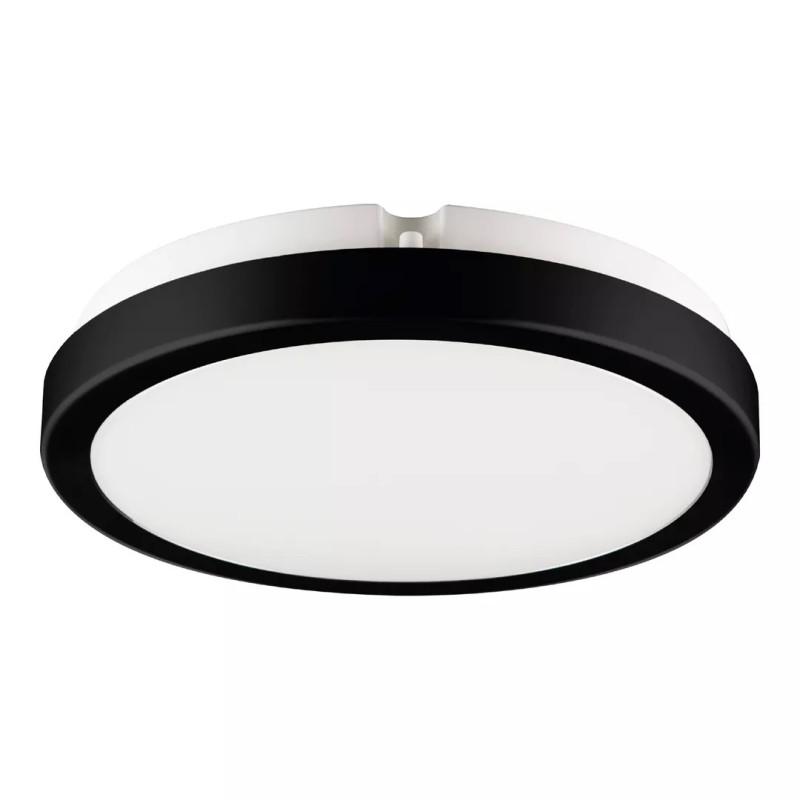 MILAGRO Vera fekete mennyezeti lámpa 18W 4000K 1900lm IP65 220mm