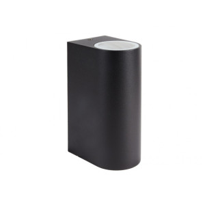 Fekete kültéri fali lámpa, 2xGU10 max.35W IP44