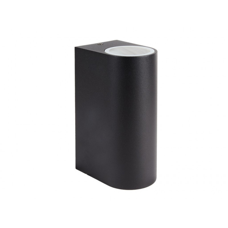 Fekete kültéri fali lámpa, 2xGU10 max.35W IP44