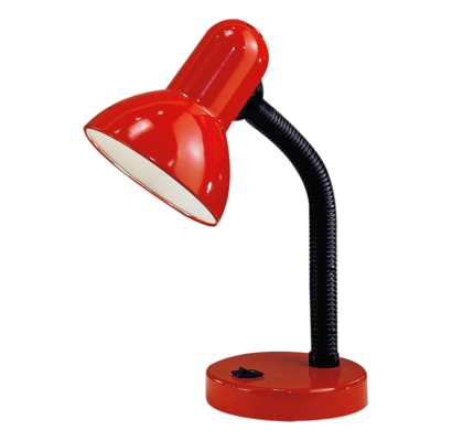 Íróasztali lámpa piros Basic 