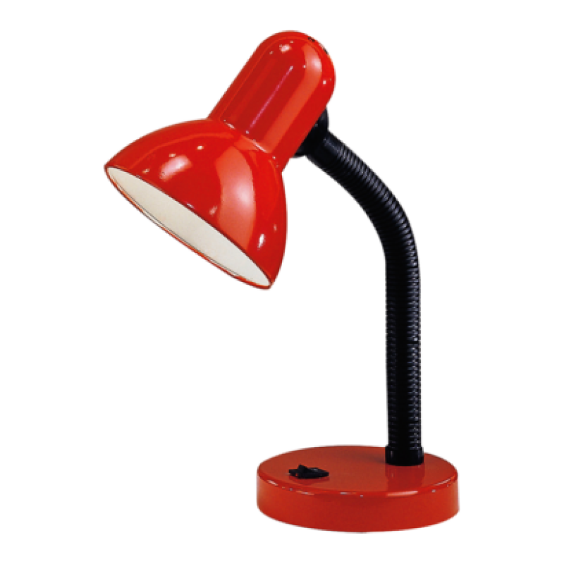 Íróasztali lámpa piros Basic 