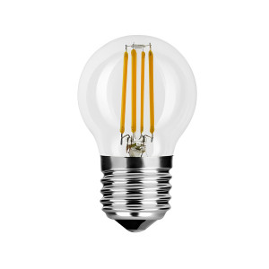 LED lámpa égő E27 foglalat G45 körte forma filament 4 watt 300°2700K meleg fehér - modee