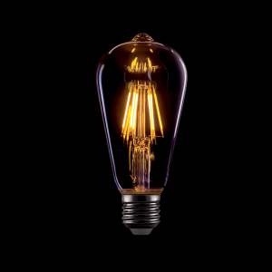 LED filamnet vintage fényforrás, melegfehér, 8W, ST64, E27