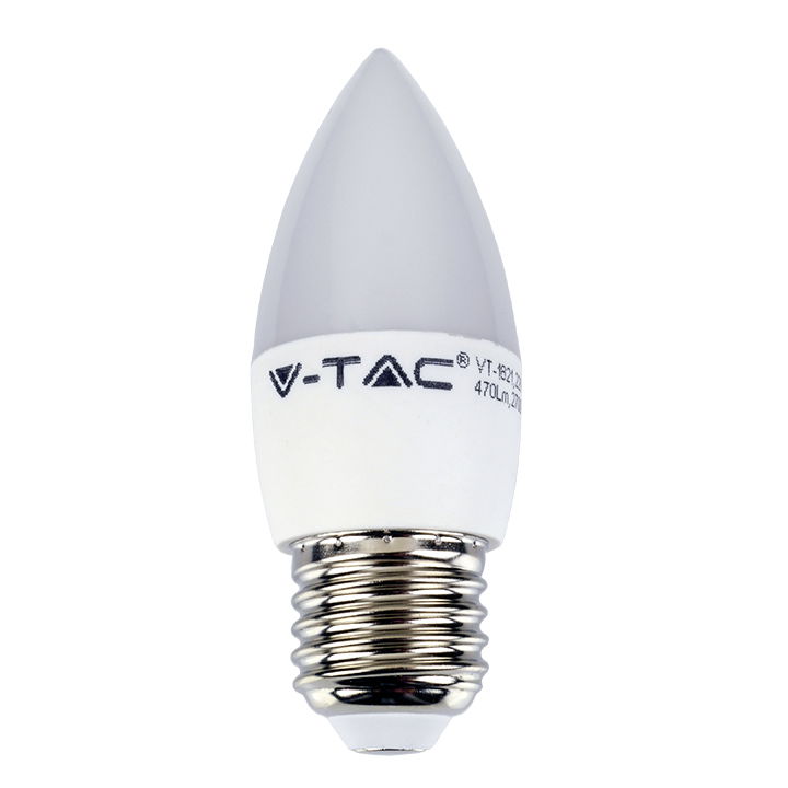 LED égő hideg fehér fénnyel, 5,5W, E27, IP20