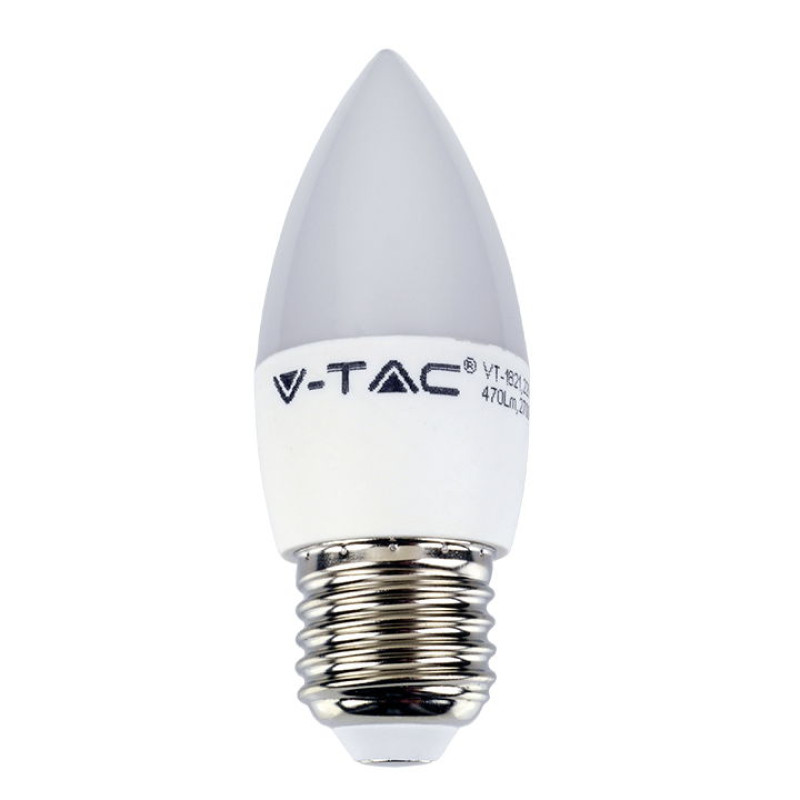 LED égő hideg fehér fénnyel, 5,5W, E27, IP20