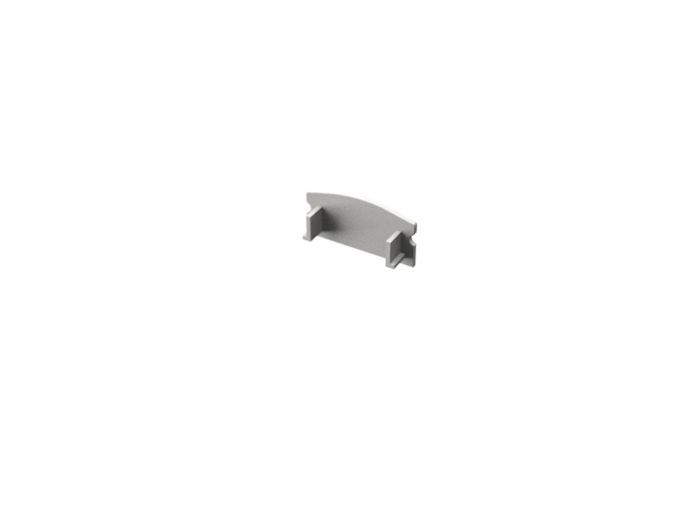 U alakú LED profil SF1W fehér színű eloxált víztiszta fedővel