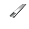 Aluminium LED profil SF6 ezüst színű eloxált opál fedővel