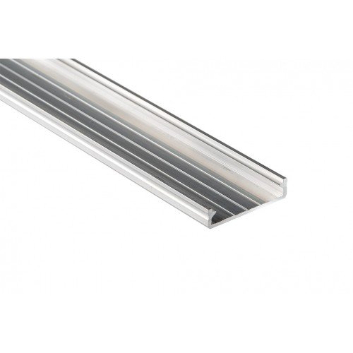 Alumínium U profil LED szalaghoz , víztiszta fedővel ,Solis