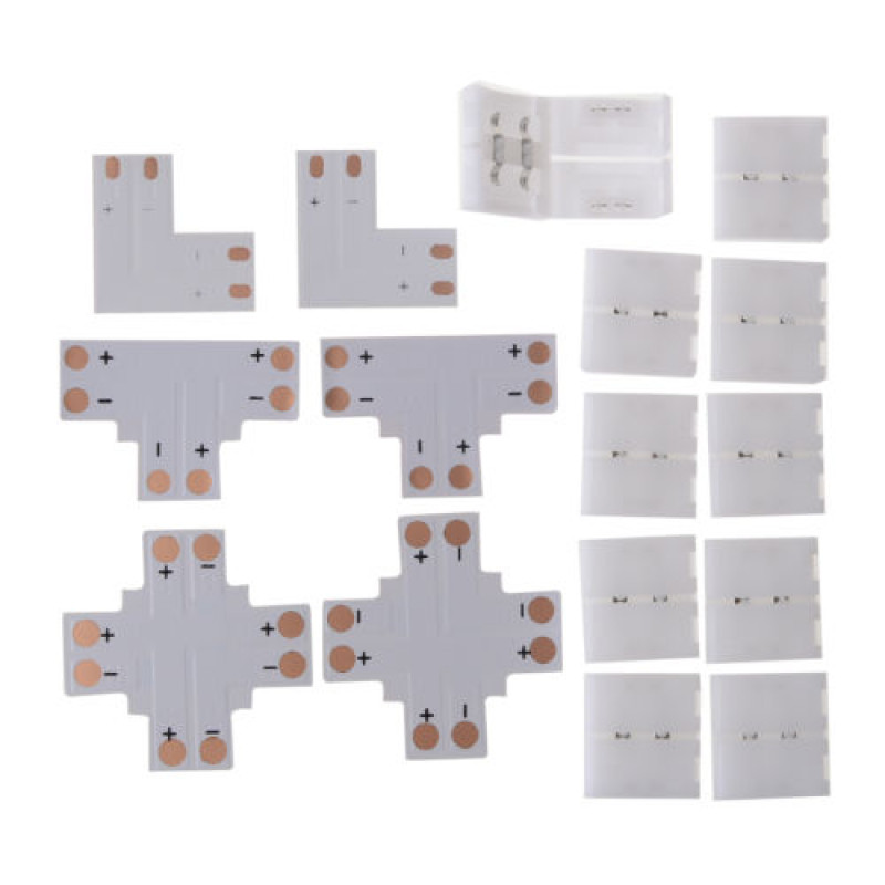 LED szalag toldó elem, 5050 szalagokhoz, forrasztásmentes