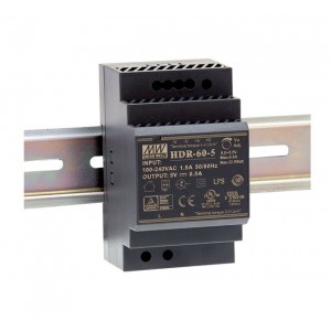 DIN sínre szerelhető LED tápegység Mean Well HDR-60-24 60W 24V