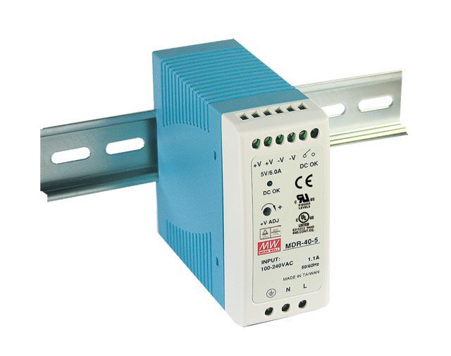 DIN sínre szerelhető LED tápegység Mean Well MDR-40-12 40W 12V