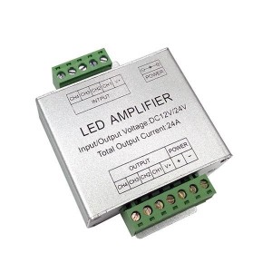 Jelerősítő, RGBW LED szalaghoz , 12-24VDC, 24A