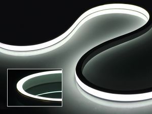 Alumínium profil LED szalaghoz, hajlítható, Opál fedővel, 18 mm x 6 mm