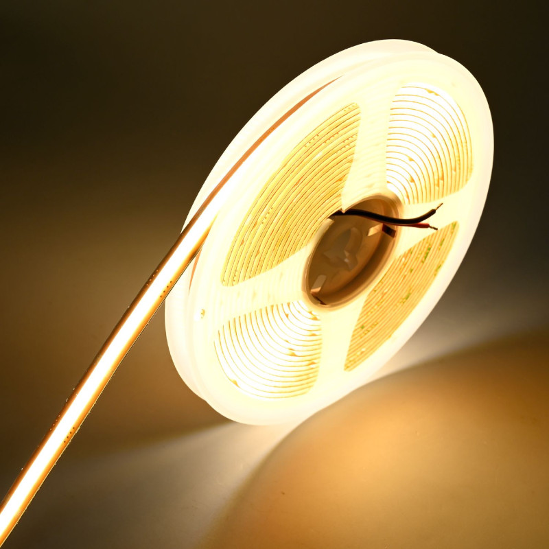 COB LED Szalag Bárhol Vágható 24V 12W 4000K Természetes Fehér Ra90 IP20 - HUGOLED 22102