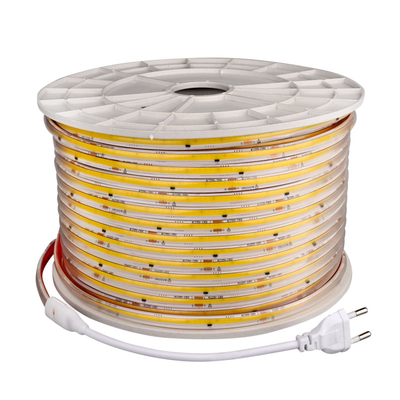 HUGOLED 22105 230V Kültéri COB LED szalag Nappali Fehér 4000K IP65