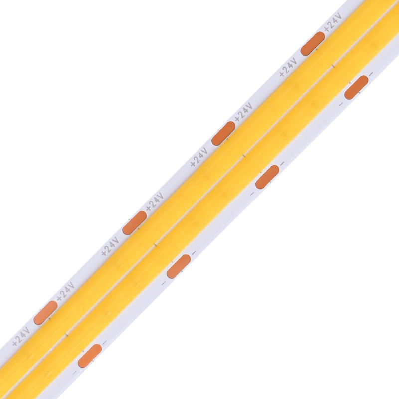 COB LED Szalag 24V 24W/M 1900lm/m 4000K Természetes Fehér CRI90 IP20 12MM - HUGOLED 22113