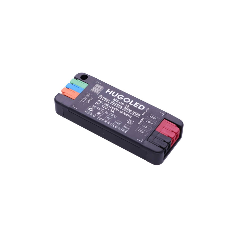 LED Tápegység Beltéri Szuper Mini MS-36-12 IP20 36W 12V - HUGOLED 31101