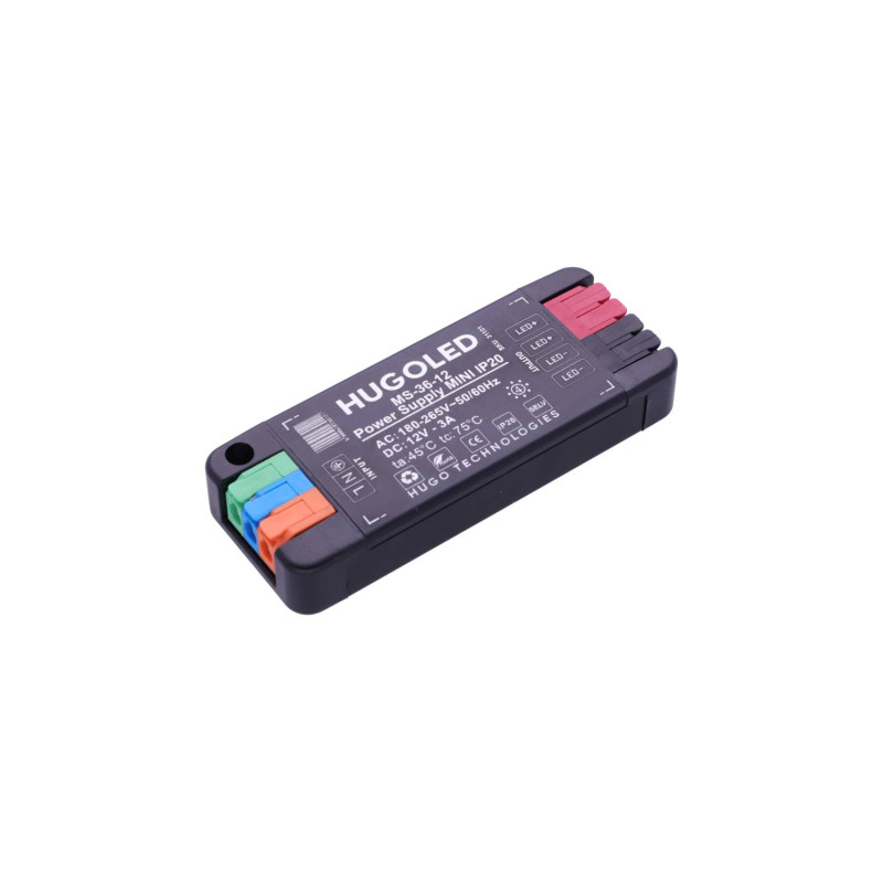 LED Tápegység Beltéri Szuper Mini MS-36-12 IP20 36W 12V - HUGOLED 31101