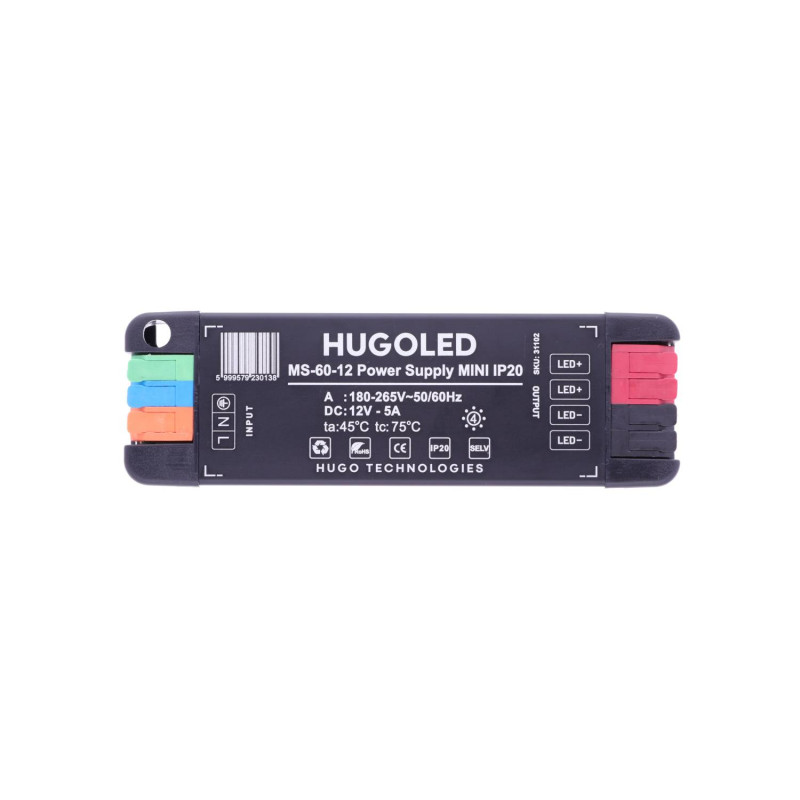 LED Tápegység Beltéri Szuper Mini MS-36-24 IP20 36W 24V - HUGOLED 31106