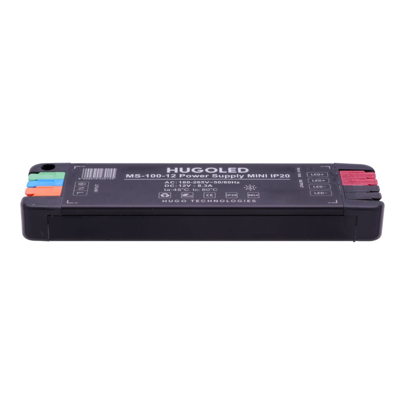 LED Tápegység Beltéri Szuper Mini MS-100-12 IP20 100W 12V - HUGOLED 31103