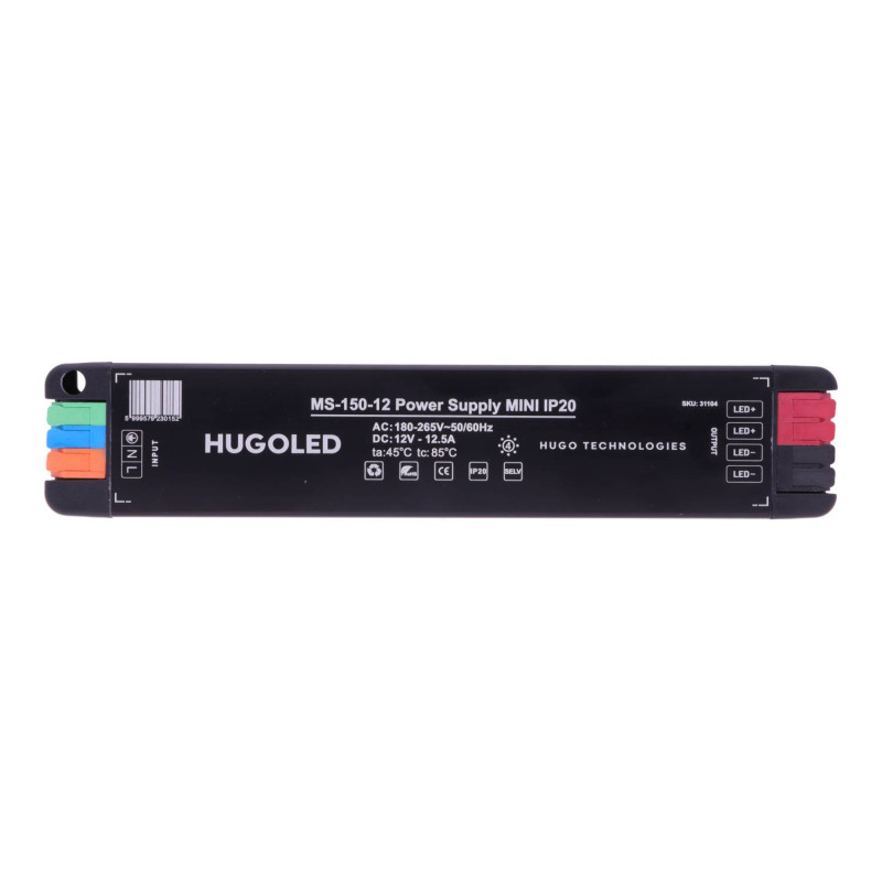 LED Tápegység Beltéri Szuper Mini IP20 100W 12V - HUGOLED 31103