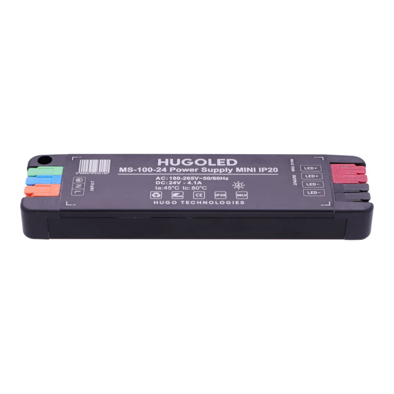 LED Tápegység Beltéri Szuper Mini MS-100-24 IP20 100W 24V - HUGOLED 31108
