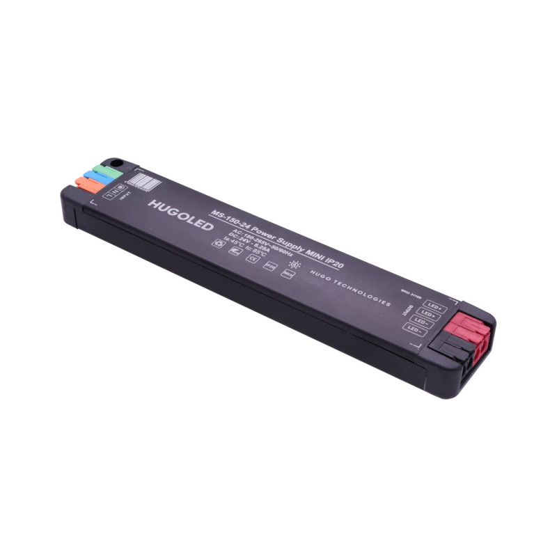 LED Tápegység Beltéri Szuper Mini MS-150-24 IP20 150W 24V - HUGOLED 31109