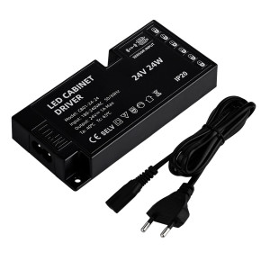 LED Tápegység Bútorvilágításhoz 24W 24VDC Csatlakozó kábellel - HUGOLED 31607