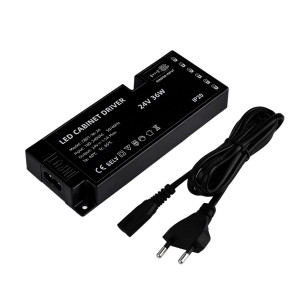 LED Tápegység Bútorvilágításhoz 36W 24VDC Csatlakozó kábellel - HUGOLED 36608