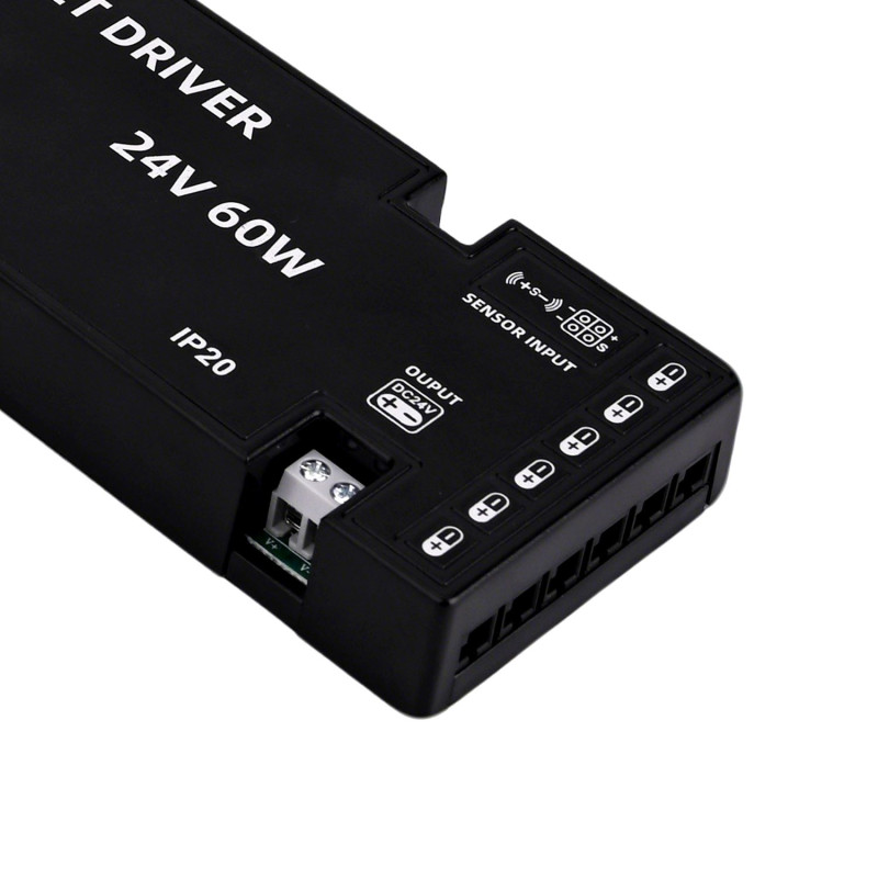 LED Tápegység Bútorvilágításhoz 60W 24VDC Csatlakozó kábellel - HUGOLED 36609