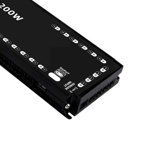 LED Tápegység Bútorvilágításhoz 200W 24VDC Csatlakozó kábellel - HUGOLED 36612