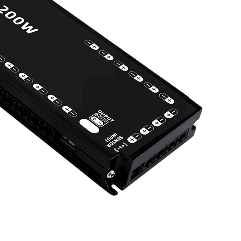 LED Tápegység Bútorvilágításhoz 200W 24VDC Csatlakozó kábellel - HUGOLED 36612