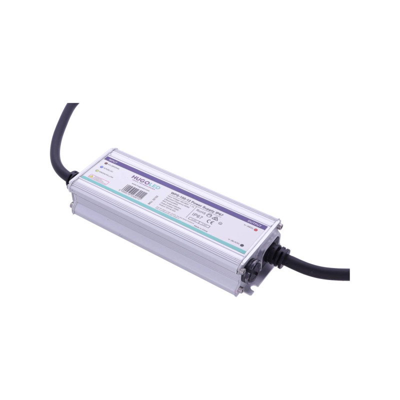 LED Tápegység Vízmentes Kültéri WPS-100-12  IP67 100W 12V - HUGOLED 32102