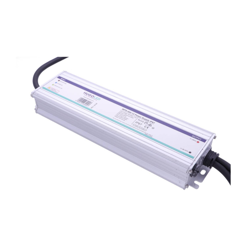 LED Tápegység Vízmentes Kültéri WPS-400-12  IP67 400W 12V - HUGOLED 32106
