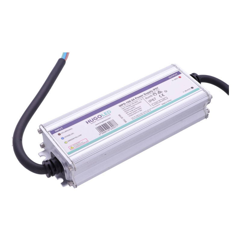 LED Tápegység Vízmentes Kültéri WPS-100-24  IP67 100W 24V - HUGOLED 32108