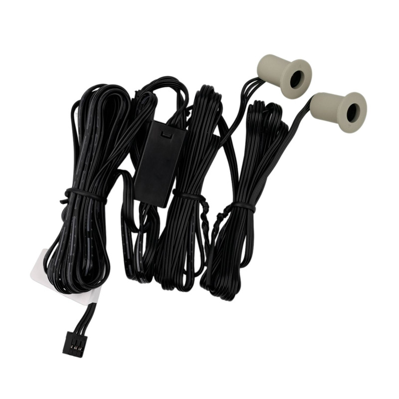 Kétajtós Két-érzékelős Központi Kapcsoló LED Bútorvilágításhoz 12-24VDC 3-PIN Bronz - HUGOSENSE 36408