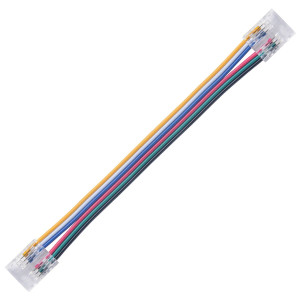 RGB-CCT 6PIN COB/SMD LED Szalag - Szalag vezetékes csatlakozó 150mm 22AWG 3.5A IP20 - HUGOLED 38313