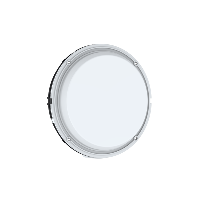 MALABO LED kerek mennyezeti lámpa 25W 2950lm 4000K 120° IP65  átmérő 300mm pórszórt fekete alumínium keret - HUGO LED