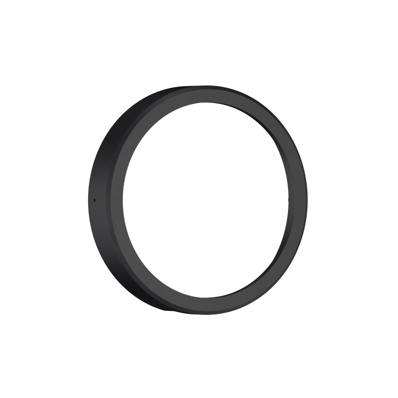 MALABO LED kerek mennyezeti lámpa 25W 2950lm 4000K 120° IP65  átmérő 300mm pórszórt fekete alumínium keret - HUGO LED