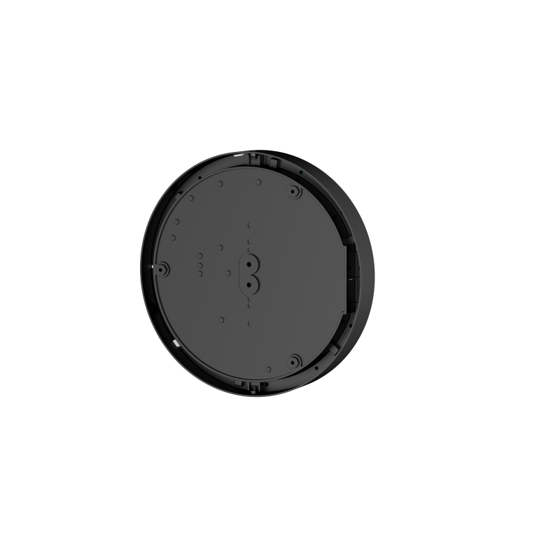 MALABO LED kerek mennyezeti lámpa 25W 2950lm 4000K 120° IP65  átmérő 300mm pórszórt fekete alumínium keret - HUGO LED