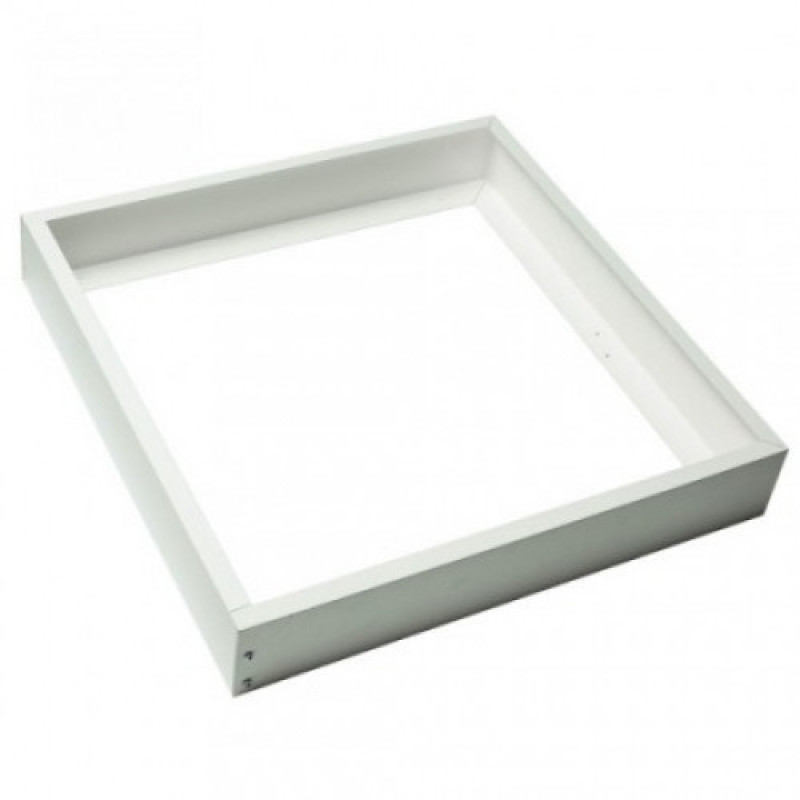 BASIC Magasított pattintós LED Panel kiemelő keret 600x600x68mm Fehér